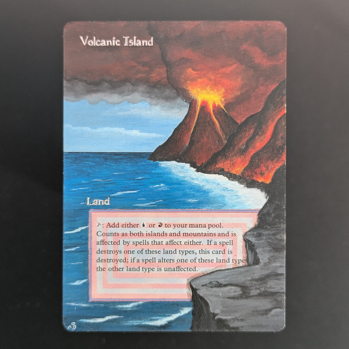 MTG Singles - Volcanic Island - Revised - PO - ALTERED - 36700