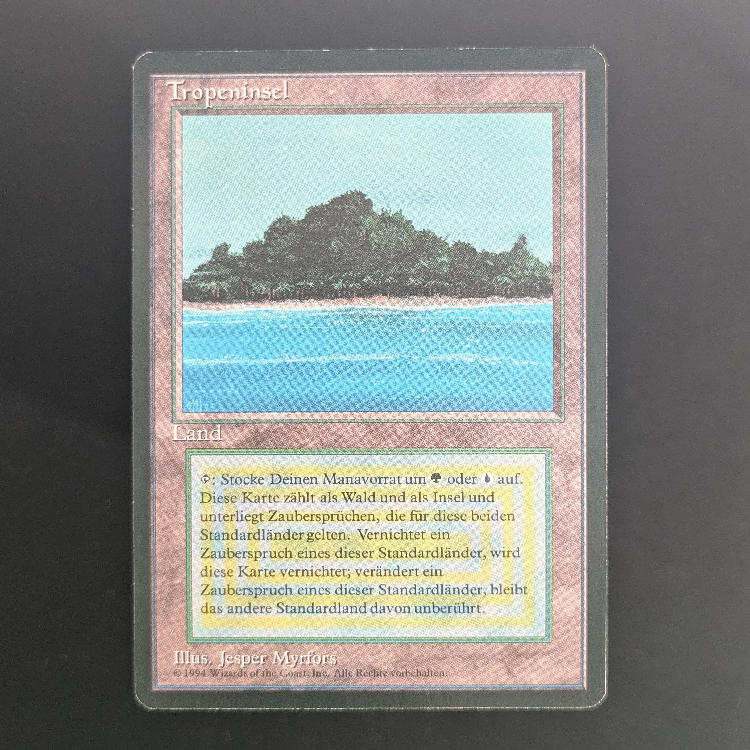 Tropical Island - Foreign Black Bordered