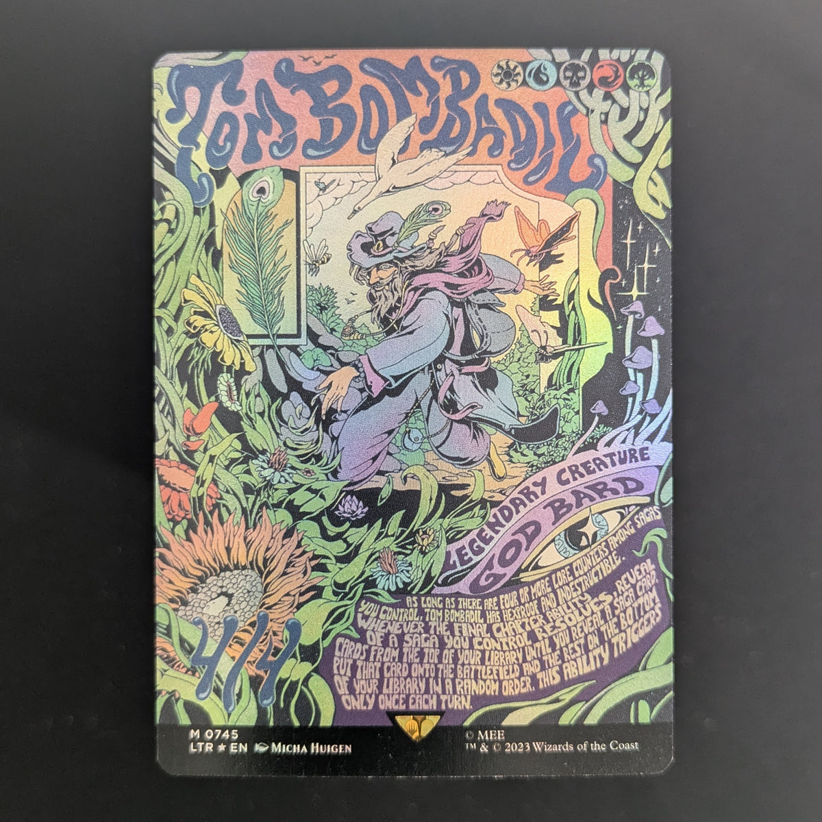 [FOIL] Tom Bombadil (Borderless Poster) - The Lord of the Rings: Tales of Middle-earth Holiday Release - English - NM