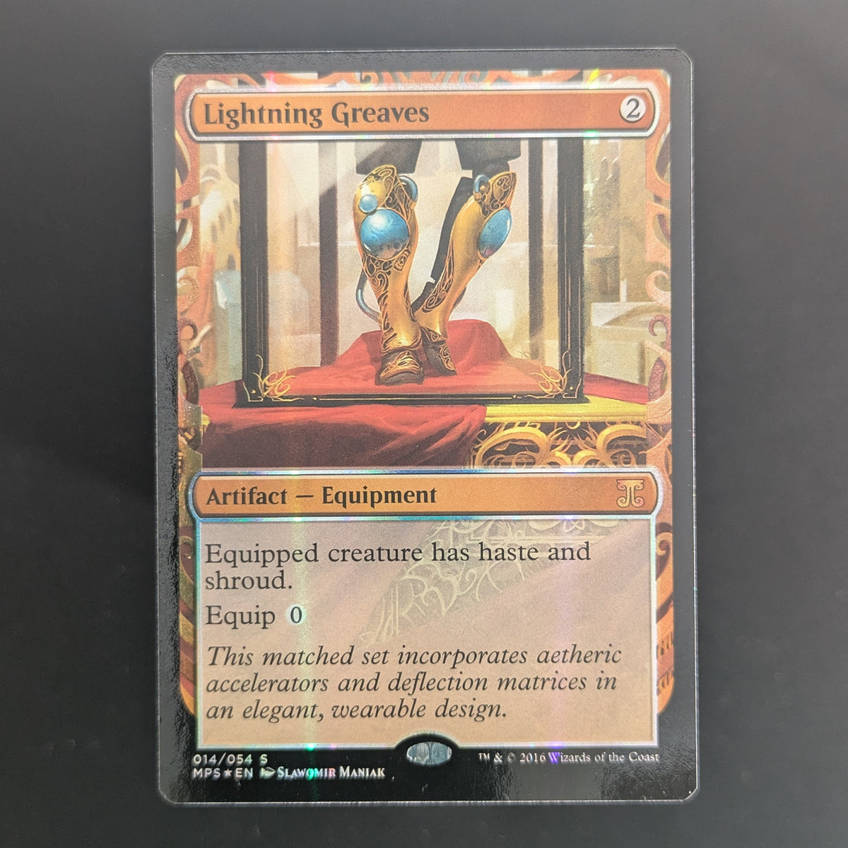 [FOIL] Lightning Greaves - Kaladesh Inventions - English - EX