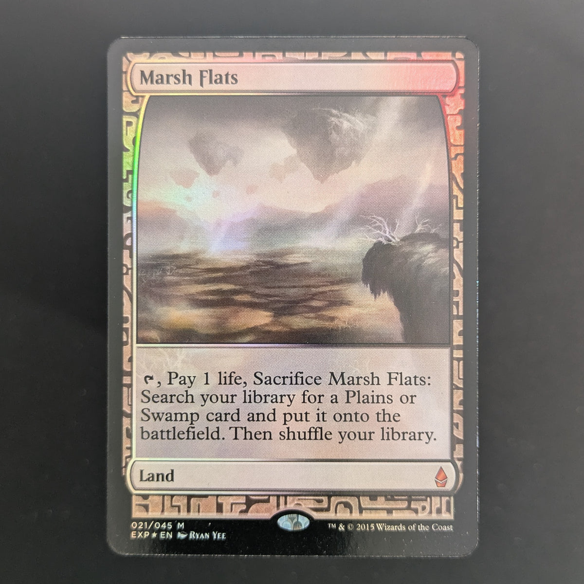[FOIL] Marsh Flats - Zendikar Expeditions - English - EX