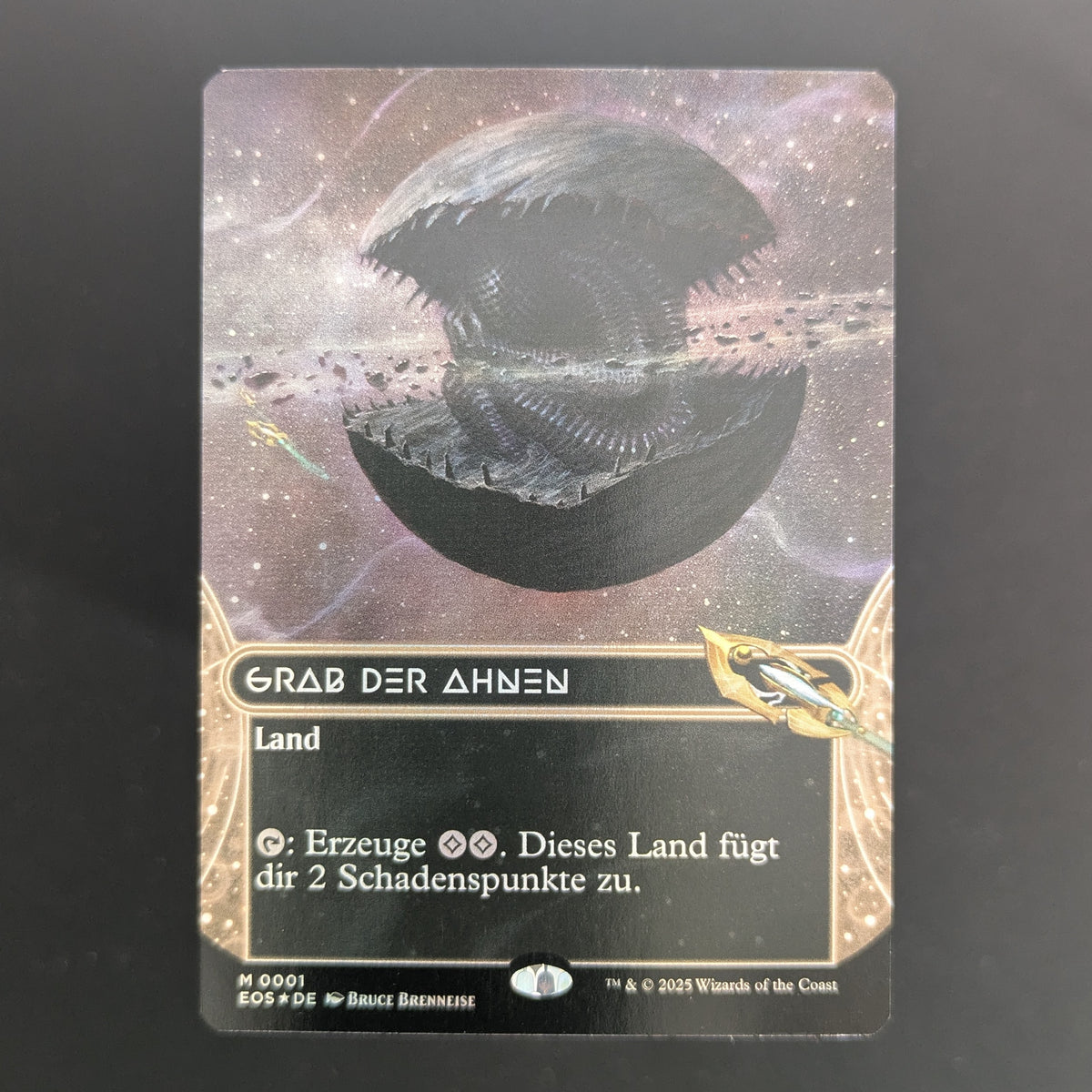 [FOIL] Ancient Tomb (0001) (Borderless) - Stellar Sights - German - NM