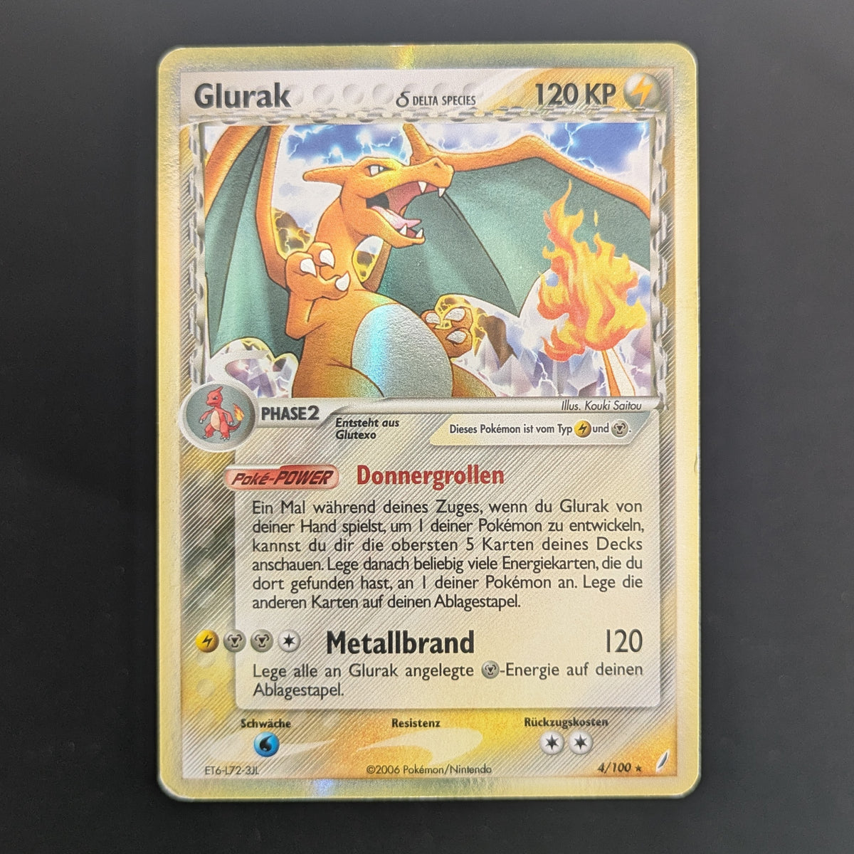 Charizard δ Delta Species (CG 4) - EX Crystal Guardians - German - LP