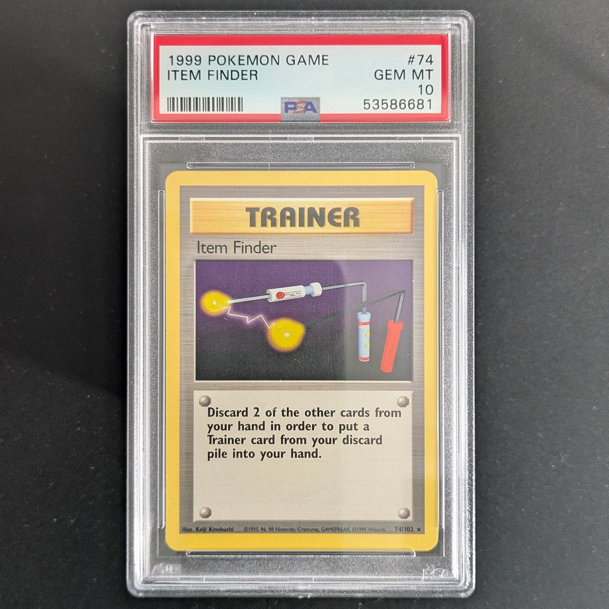 PTCG Singles - Item Finder (BS 74) - Base Set - English - PSA 10 - 