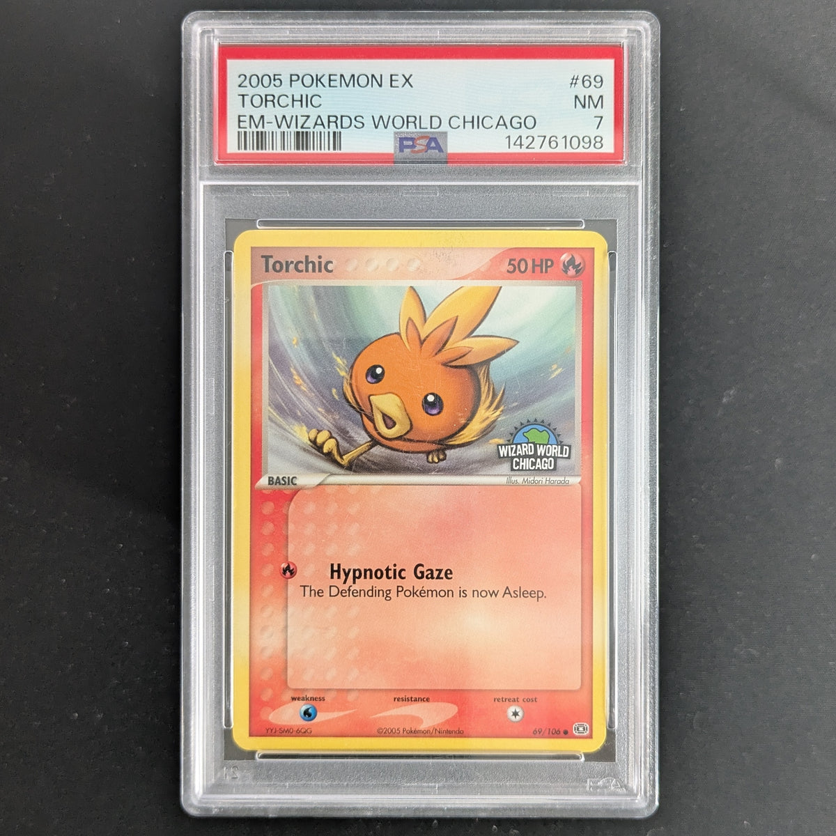 PTCG Singles - Torchic (EM 69) - EX Emerald - English - PSA 7 - 
