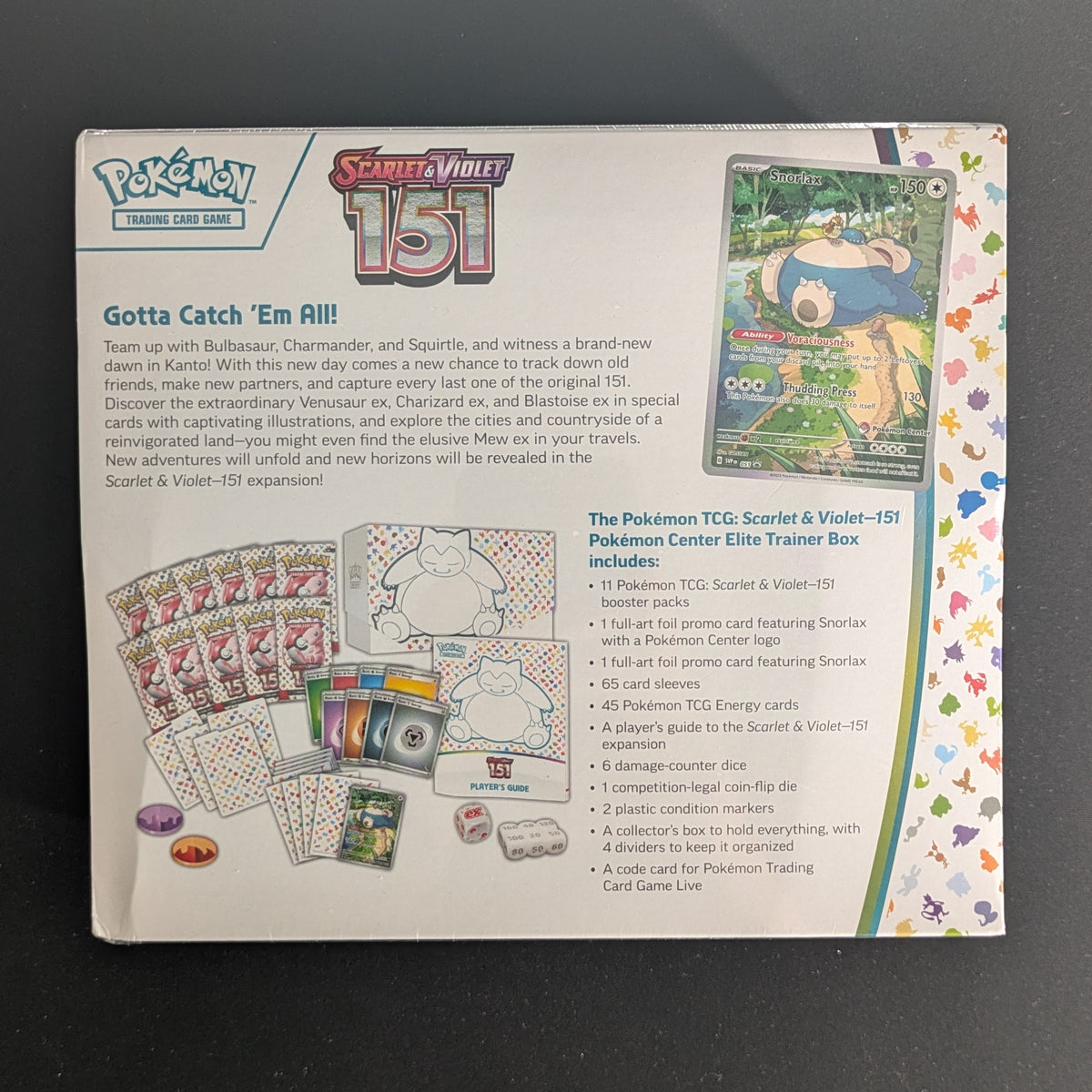 PTCG Sealed Product - 151 Pokémon Center Elite Trainer Box - Elite Trainer Boxes - English - NM - 