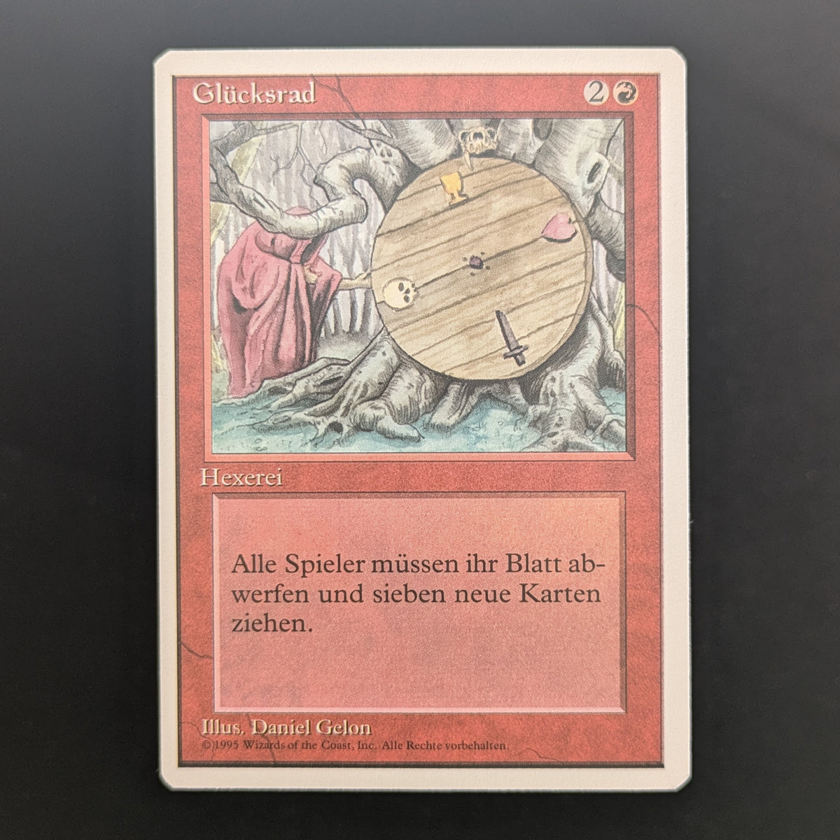 MTG Singles - Wheel of Fortune - Foreign White Bordered - German - EX - 36927
