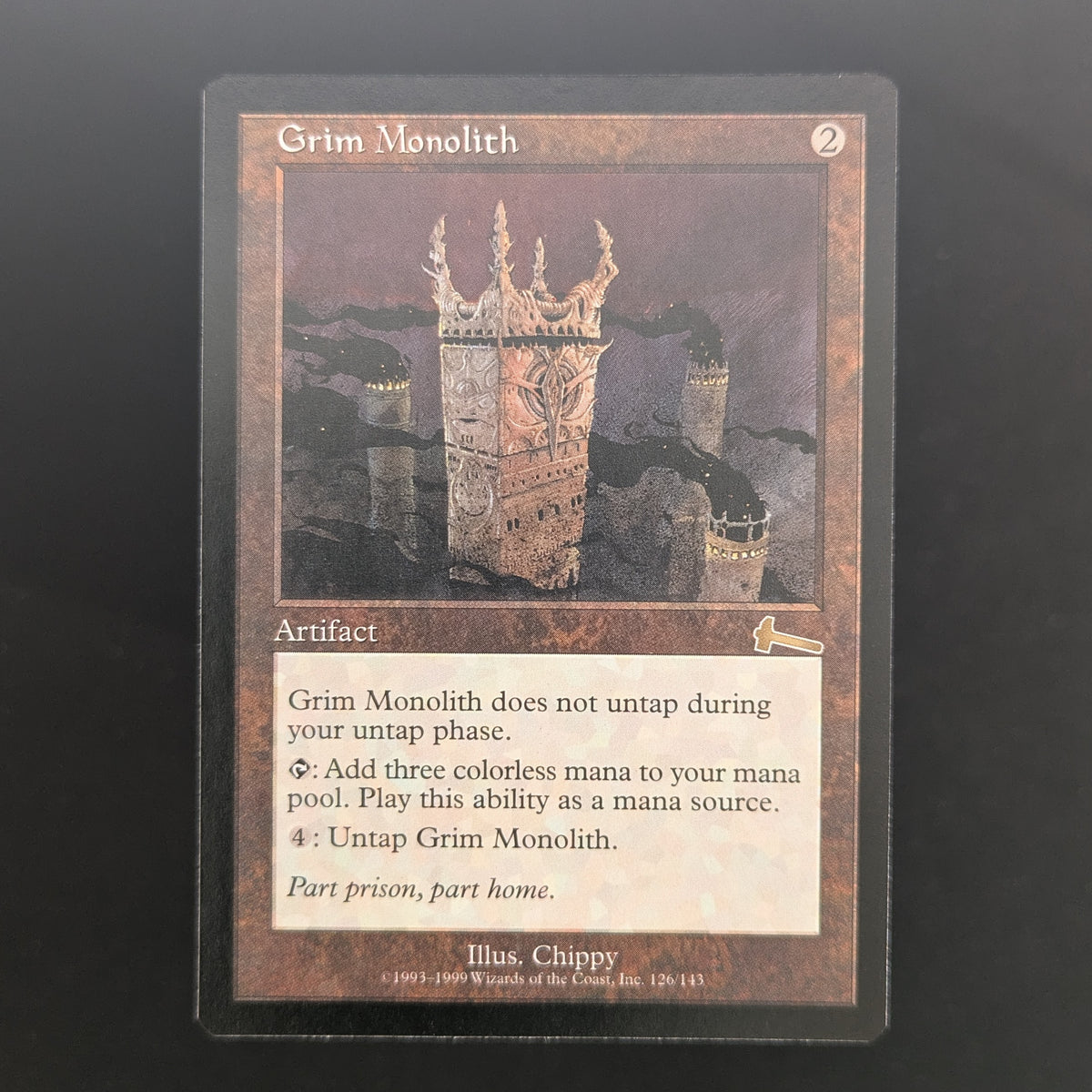 MTG Singles - Grim Monolith - Urza's Legacy - English - NM - 36933