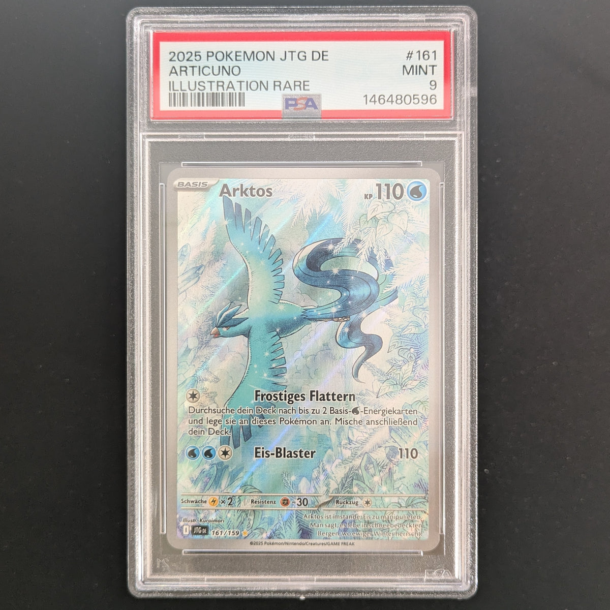 Articuno (JTG 161) - Journey Together - German - PSA 9