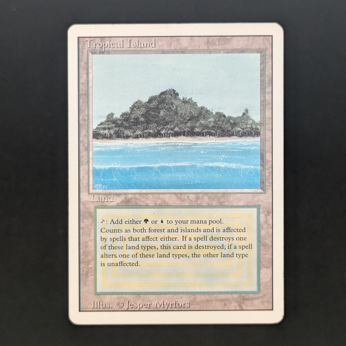 MTG Singles - Tropical Island - Revised - LP - 37055