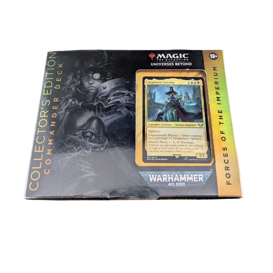 Universes Beyond: Warhammer 40,000: "Forces of the Imperium" Commander Deck Collector's Edition