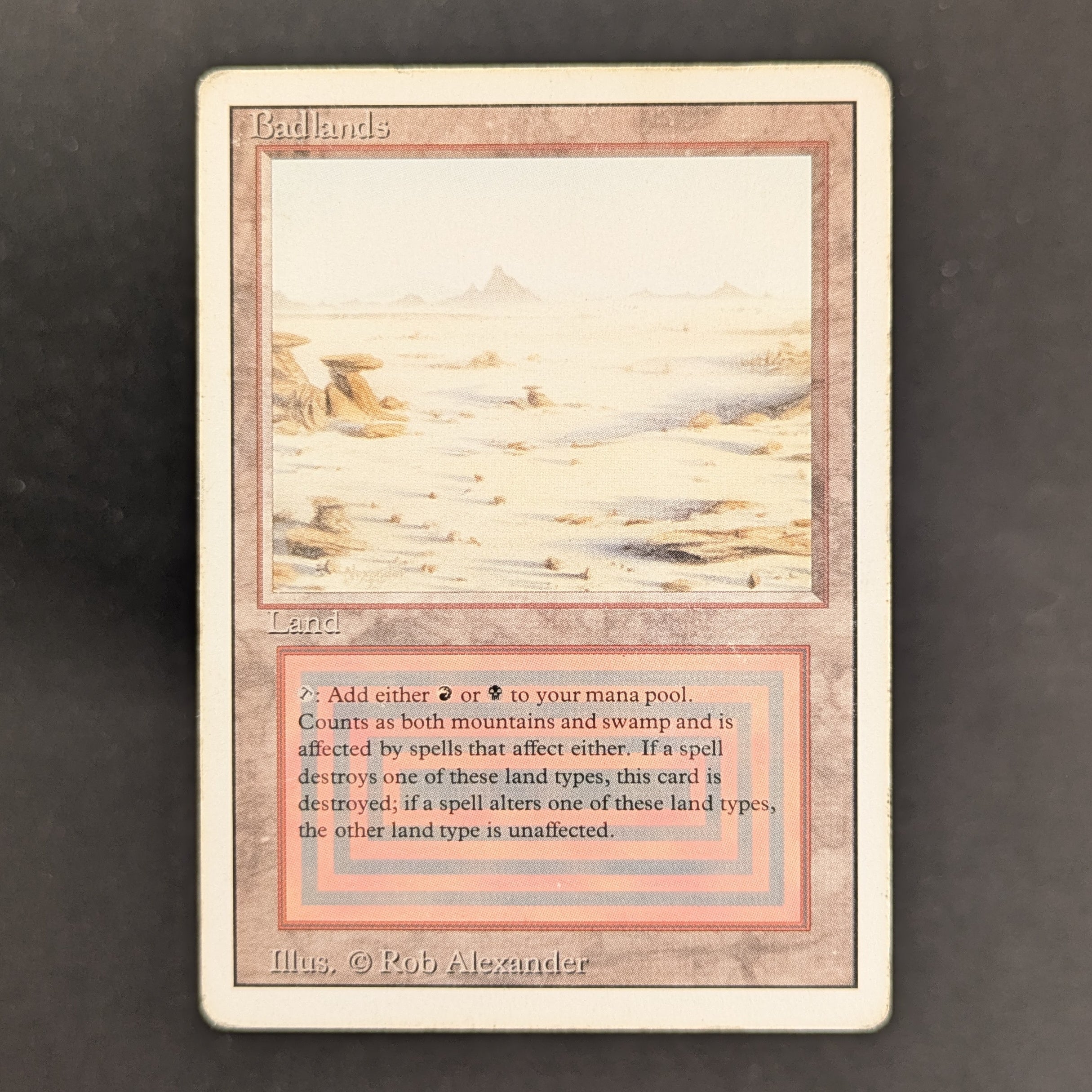 MTG Badlands 英語版 エラーカード Badlands - Revised