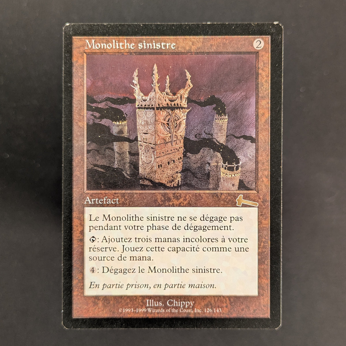 MTG Singles - Grim Monolith - Urza's Legacy - French - GD - DING - 37201