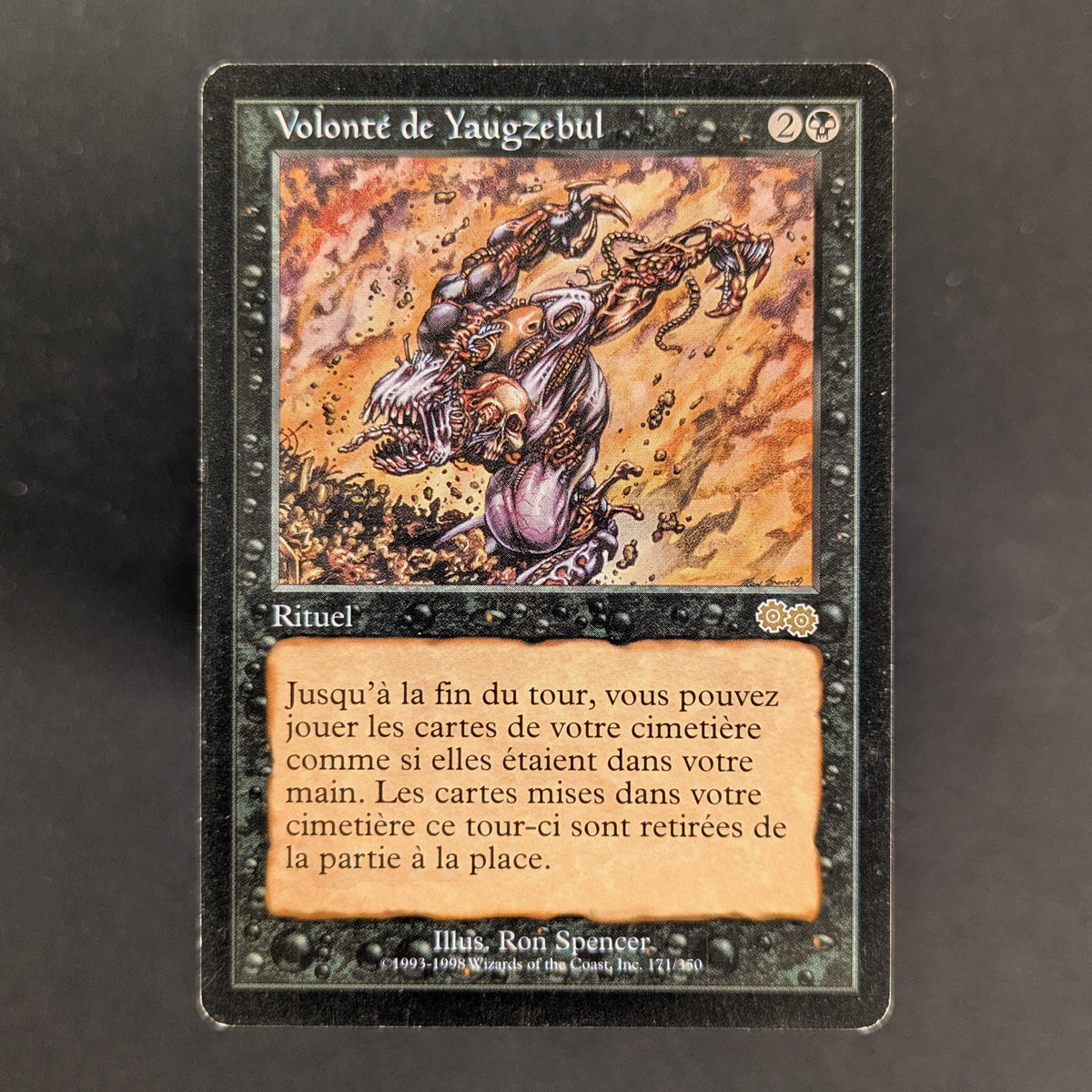 MTG Singles - Yawgmoth's Will - Urza's Saga - French - GD - 37203