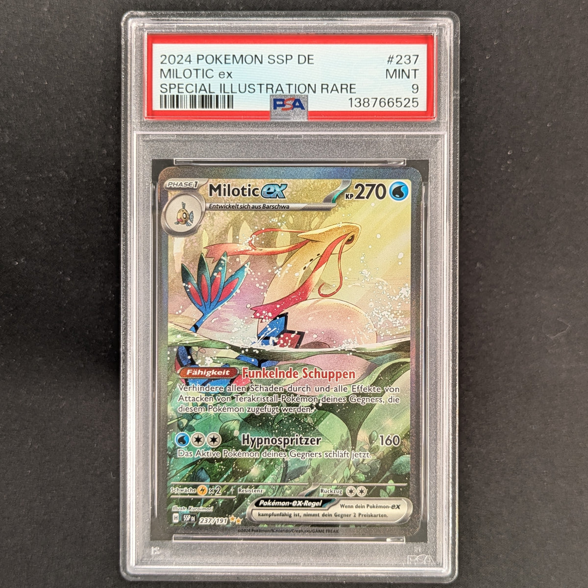 Milotic ex (SSP 237) - Surging Sparks - German - PSA 9