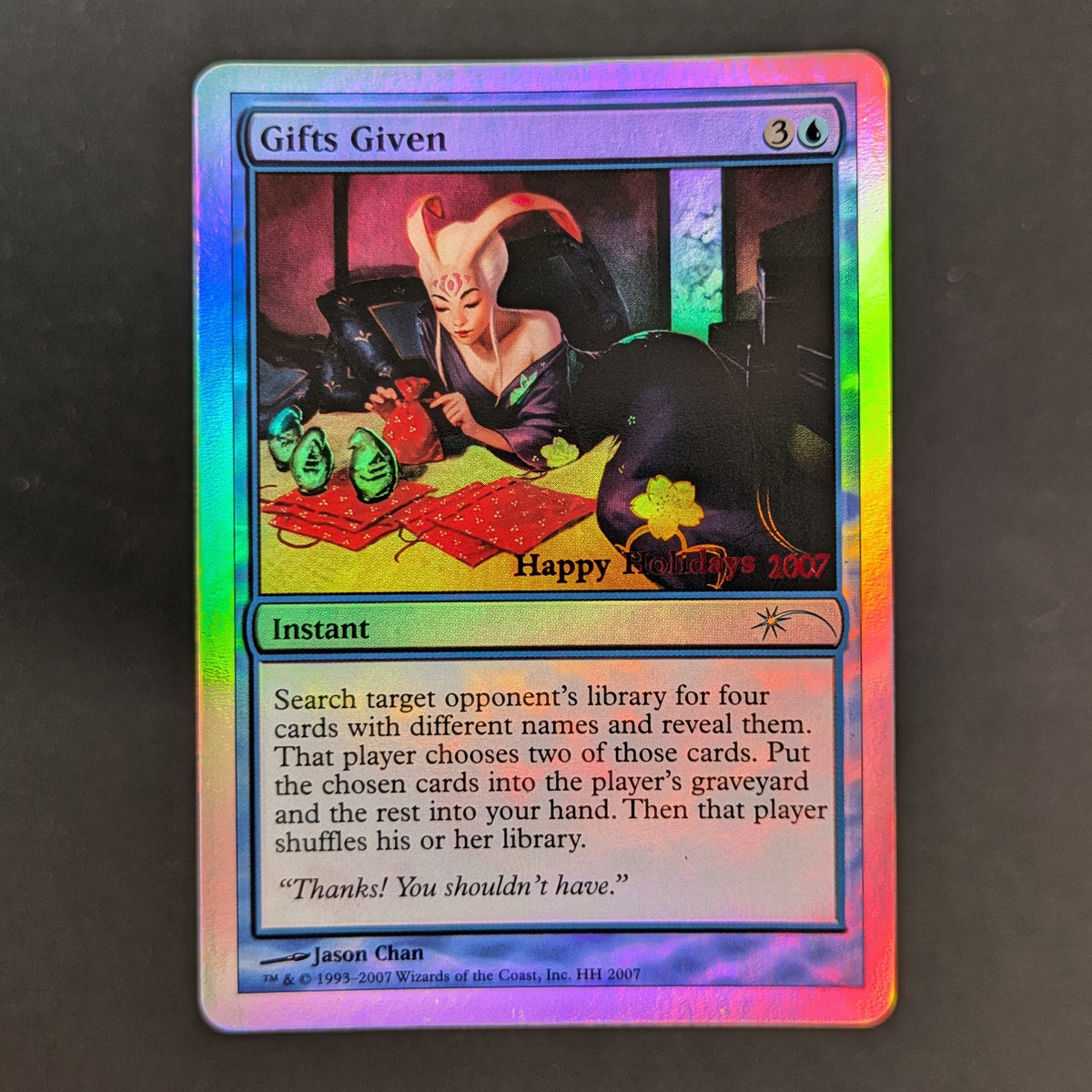 [FOIL] Gifts Given - Happy Holidays Promos - English - EX