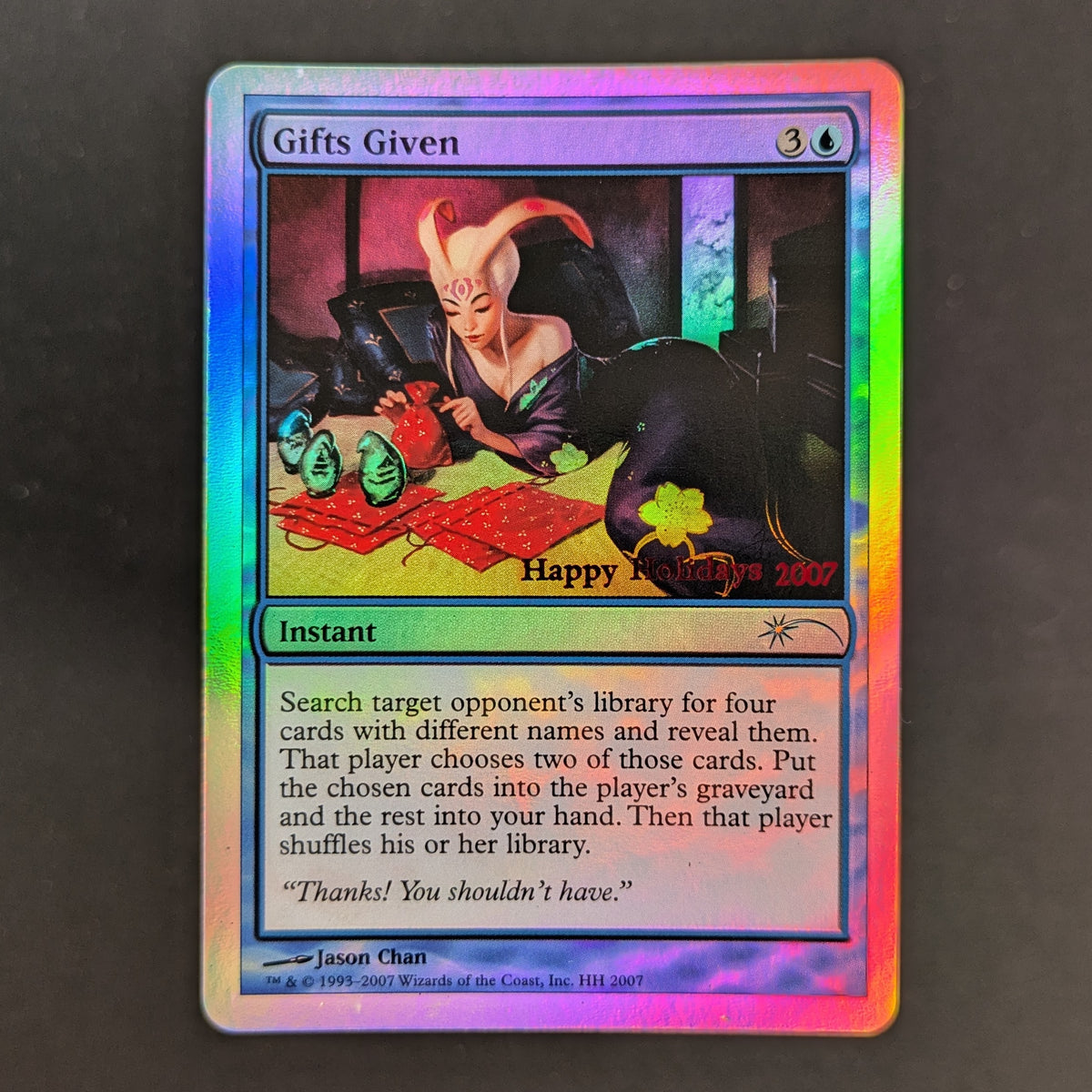 [FOIL] Gifts Given - Happy Holidays Promos - English - EX