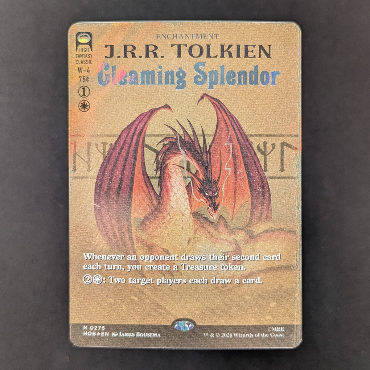 [FOIL] Gleaming Splendor (V.2) - The Hobbit: Extras - English - NM