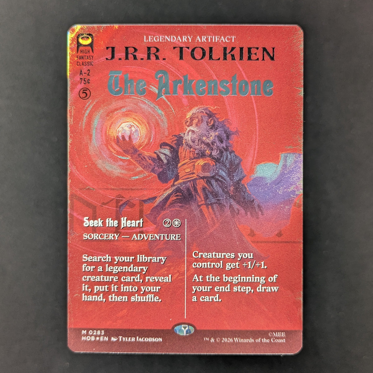 [FOIL] The Arkenstone (Borderless) (Surge Foil) - The Hobbit: Extras - English - NM