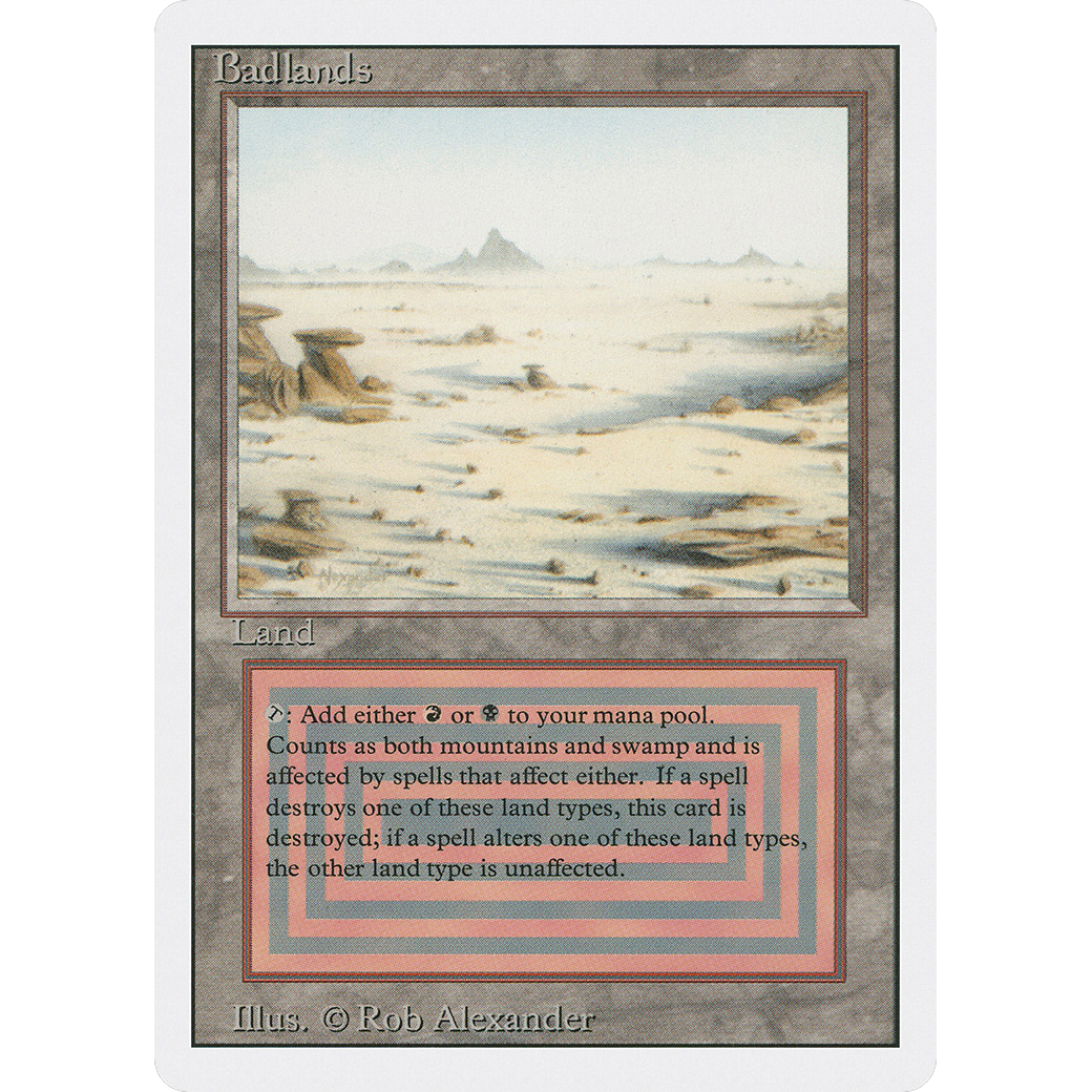 MTG Singles - Badlands - Revised - 