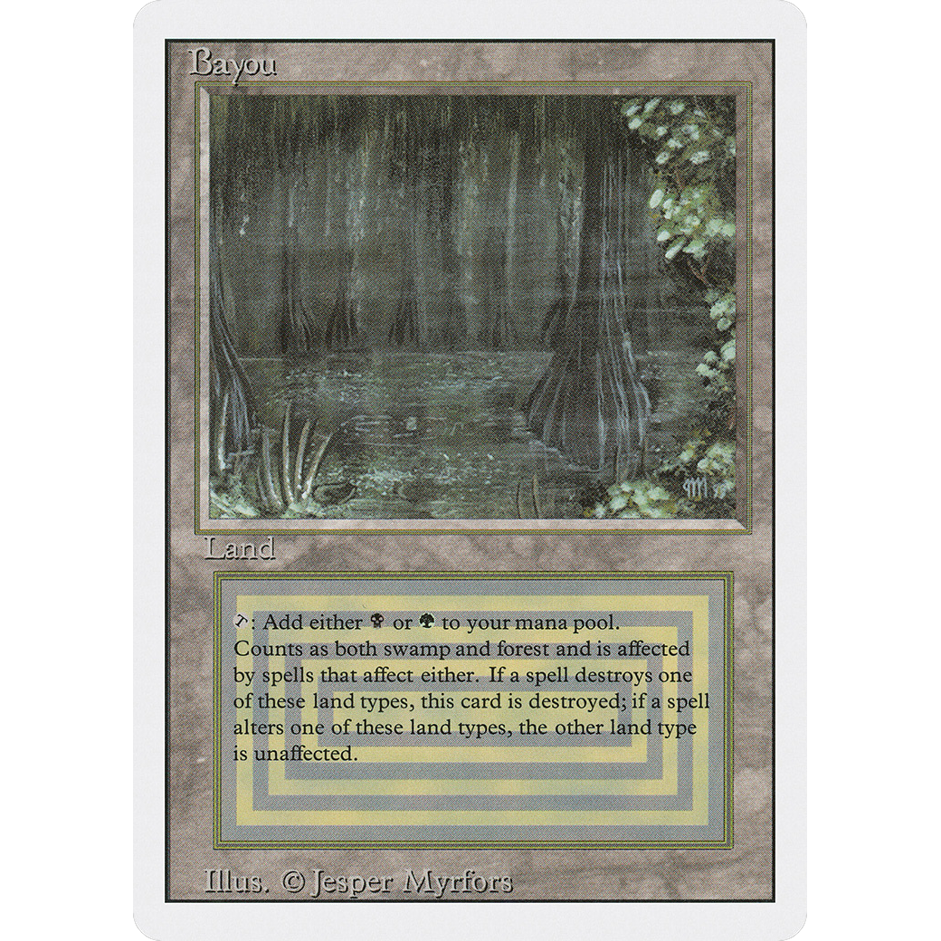 MTG Singles - Bayou - Revised - 
