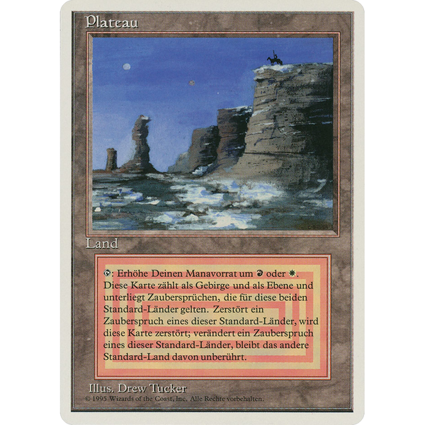 MTG Singles - Plateau - Foreign White Bordered - 