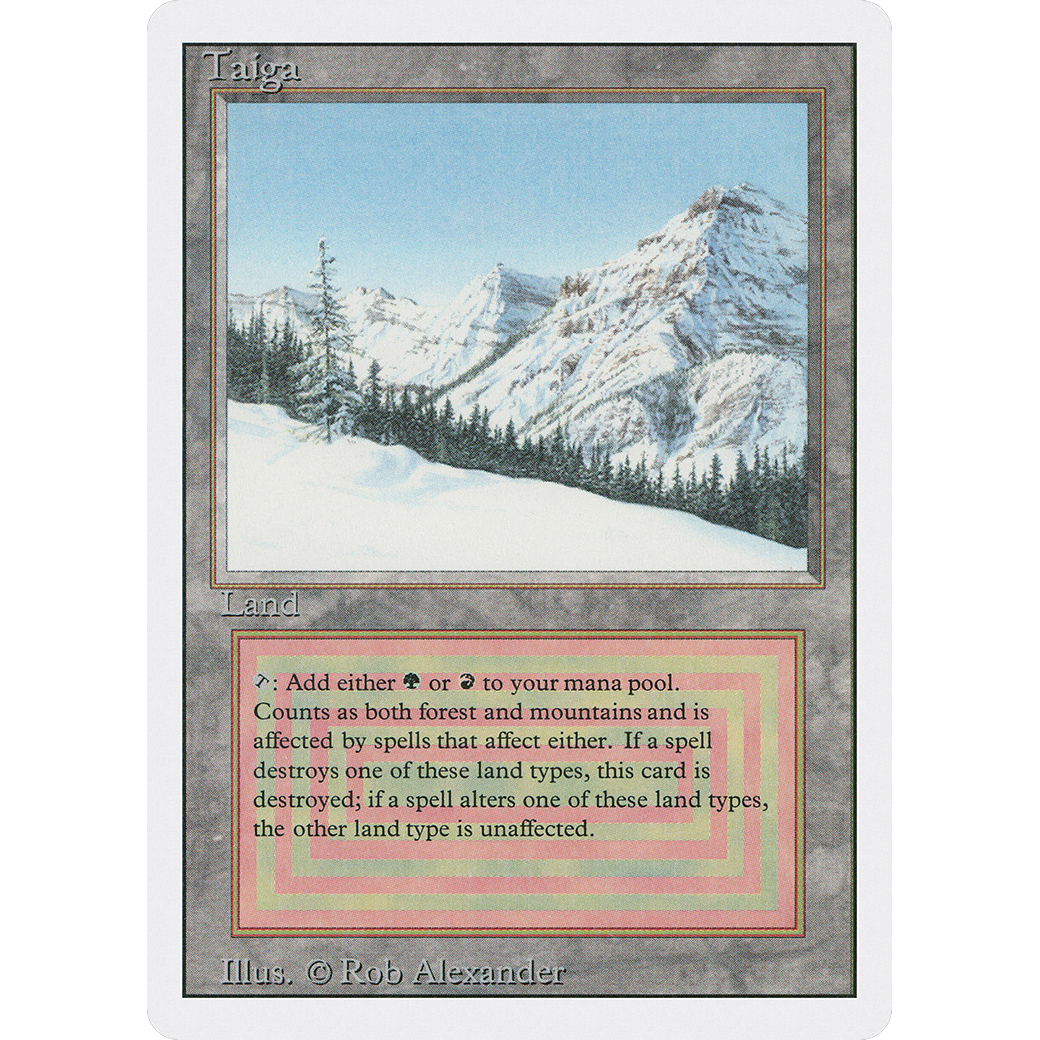MTG Singles - Taiga - Revised - 