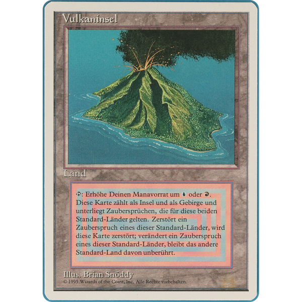 Volcanic Island - Foreign White Bordered Volcanic Island - Foreign White Bordered