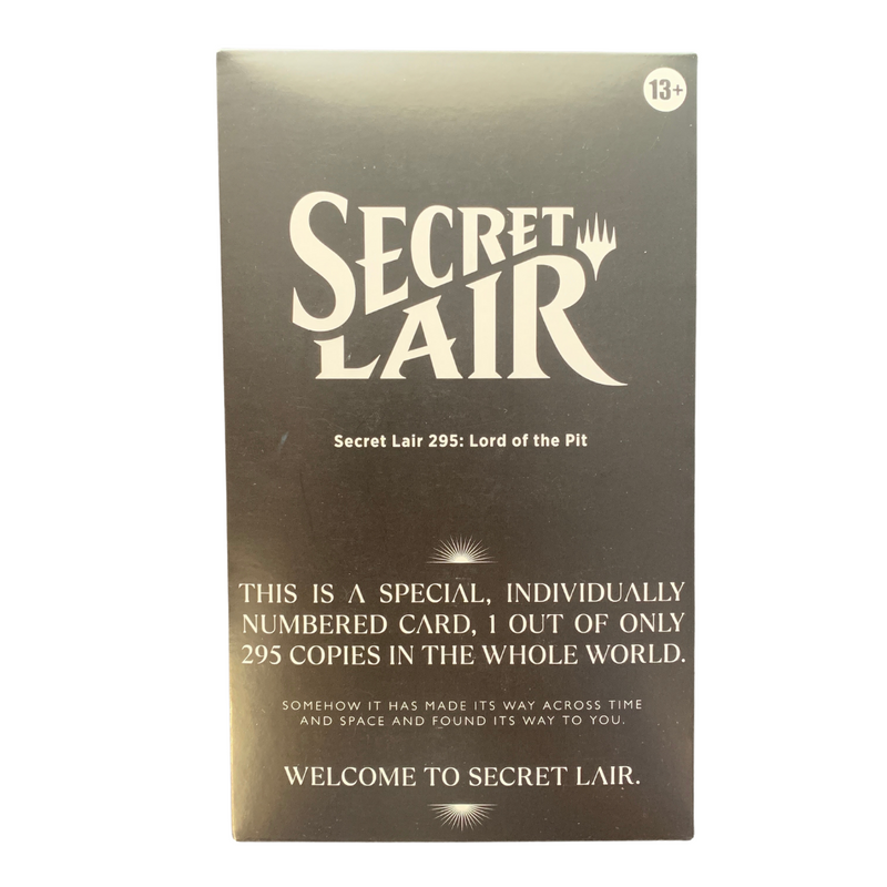 MTG Secret Lair Serialized Lord of The Pit MagicCon Barcelona - MagicCon Products - Sealed