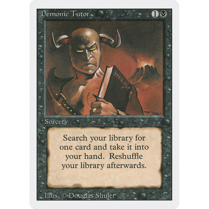 Demonic Tutor - Revised