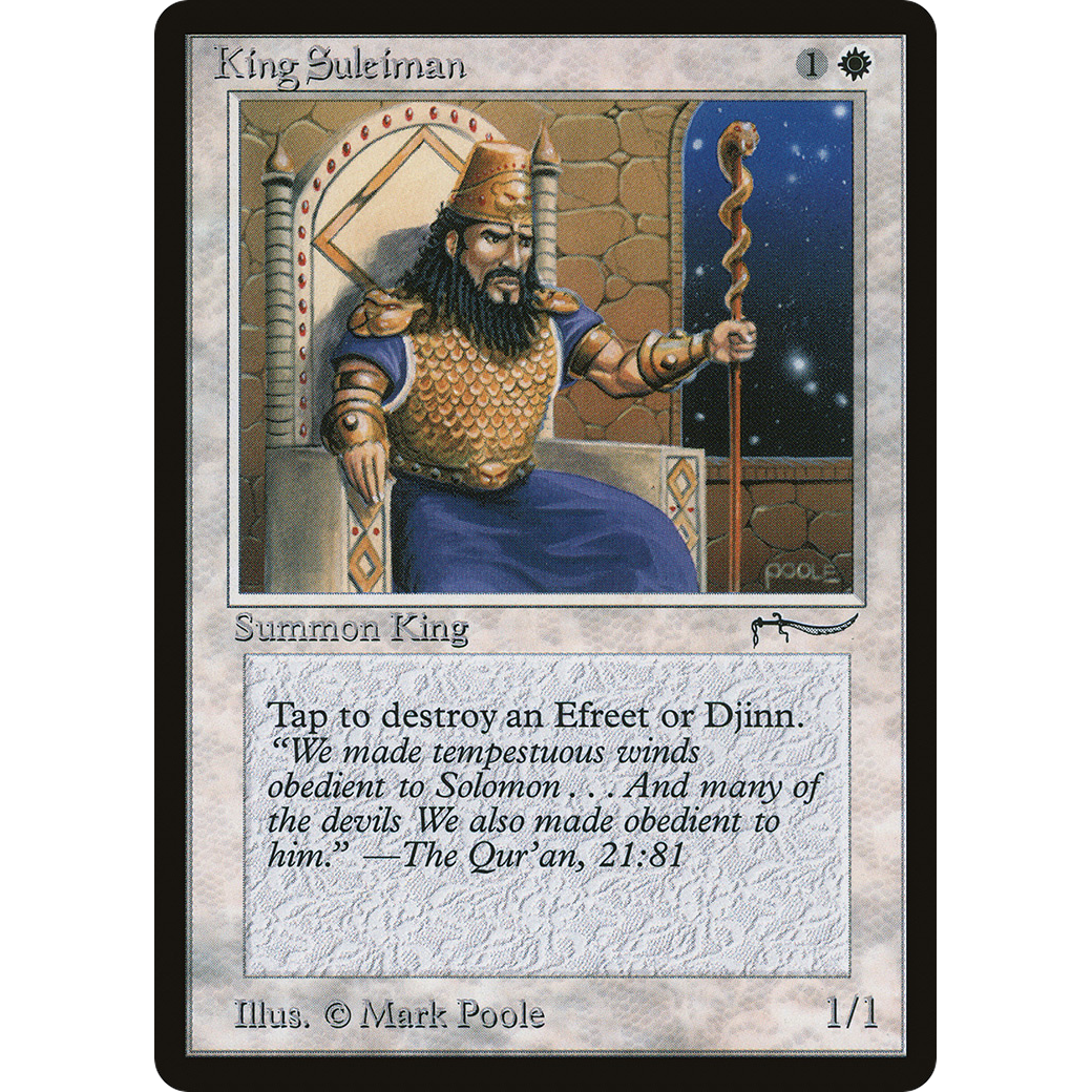 MTG Singles - King Suleiman - Arabian Nights - Regular