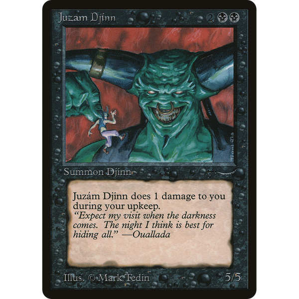 大判カード Juzam Djinn MTG オーバーサイズ 大判カード Juzam 大判カード Juzam Djinn MTG オーバーサイズ 大判カード Juzam
