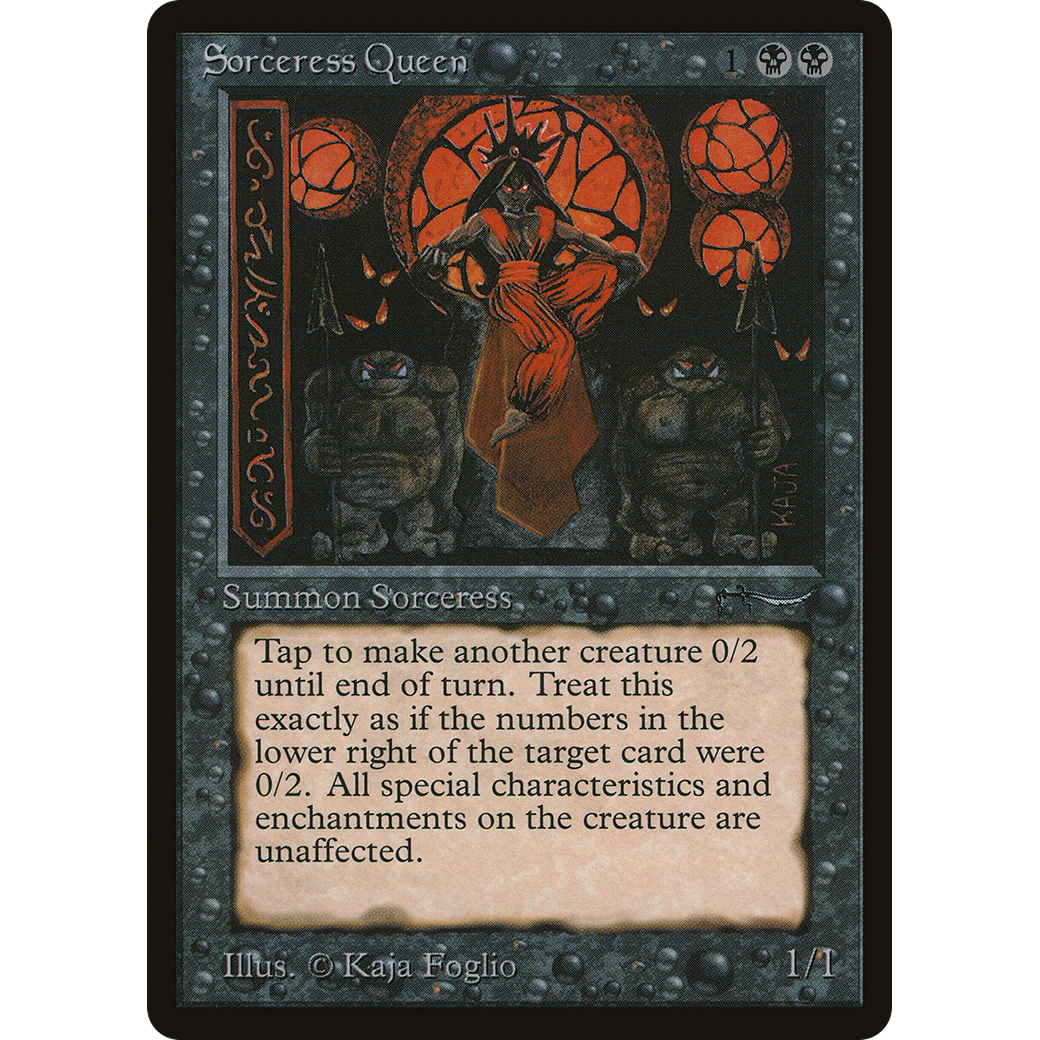 MTG Singles - Sorceress Queen - Arabian Nights - Regular