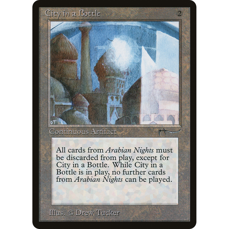 MTG Singles - City in a Bottle - Arabian Nights - 