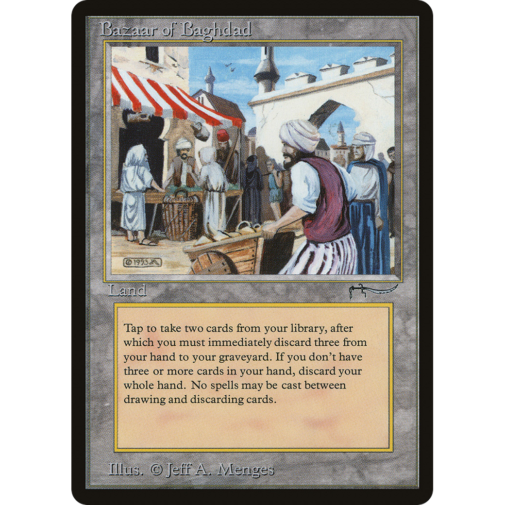 MTG Singles - Bazaar of Baghdad - Arabian Nights - 
