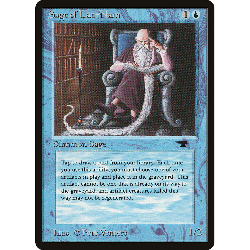 MTG Singles - Sage of Lat-Nam - Antiquities - Regular