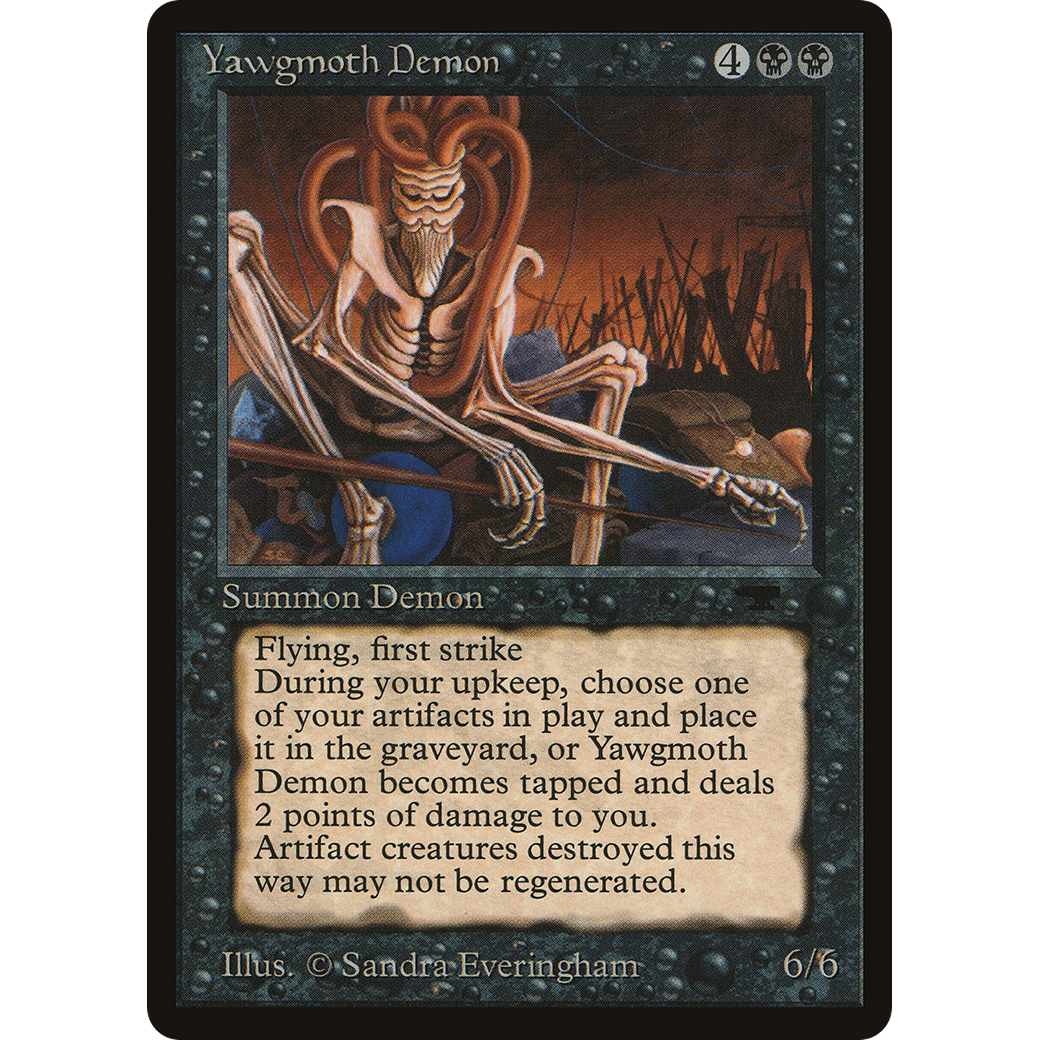 MTG Singles - Yawgmoth Demon - Antiquities - Regular