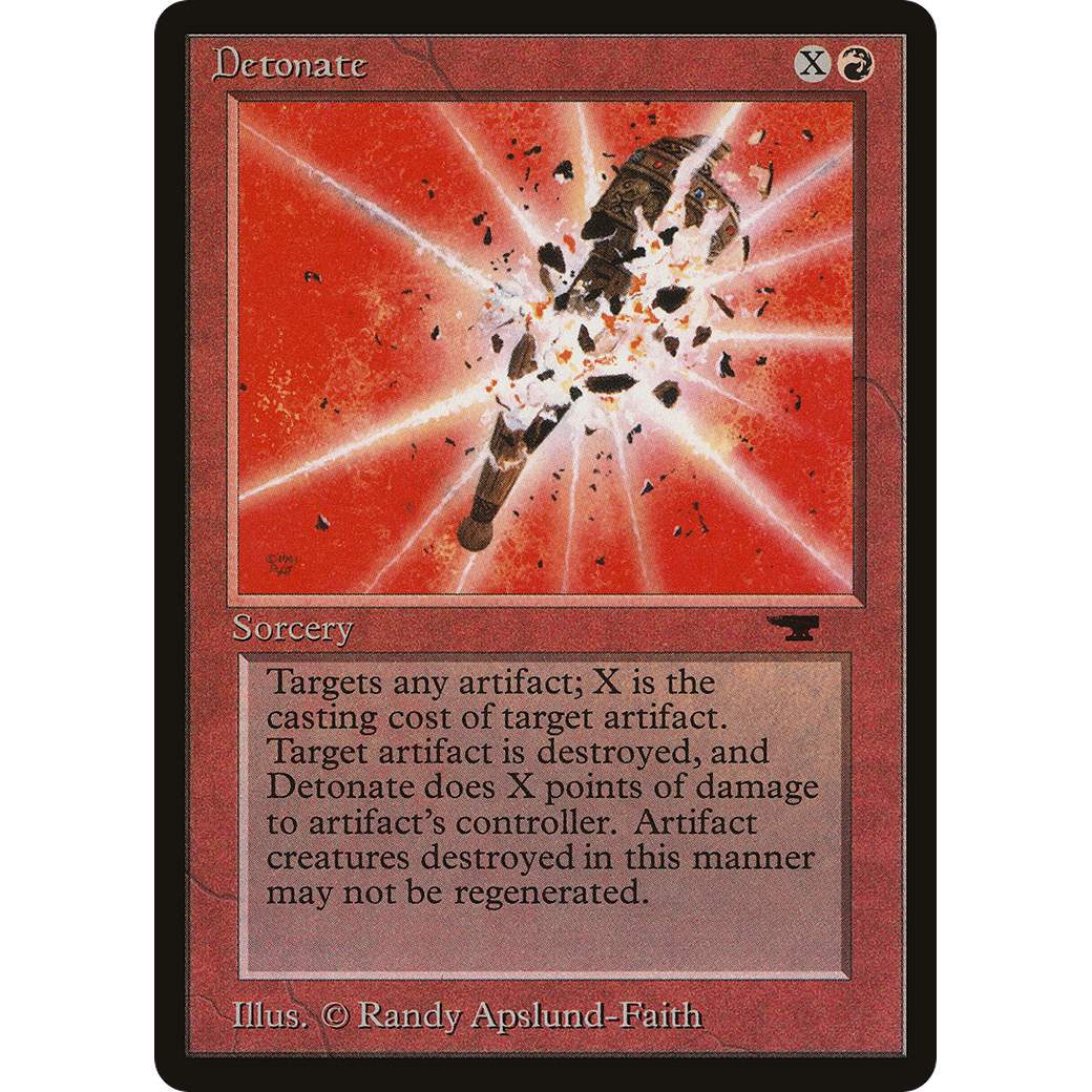 MTG Singles - Detonate - Antiquities - Regular