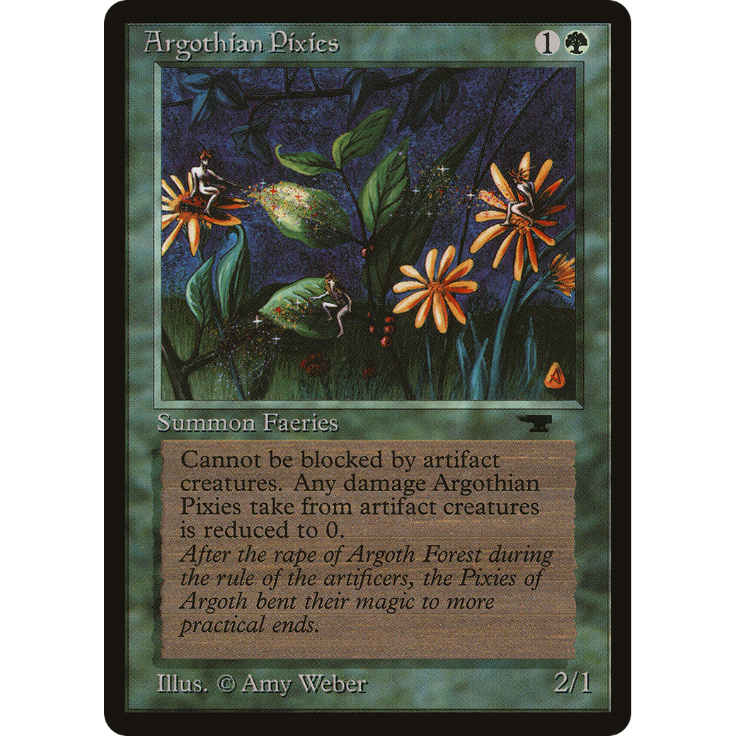 MTG Singles - Argothian Pixies - Antiquities - Regular