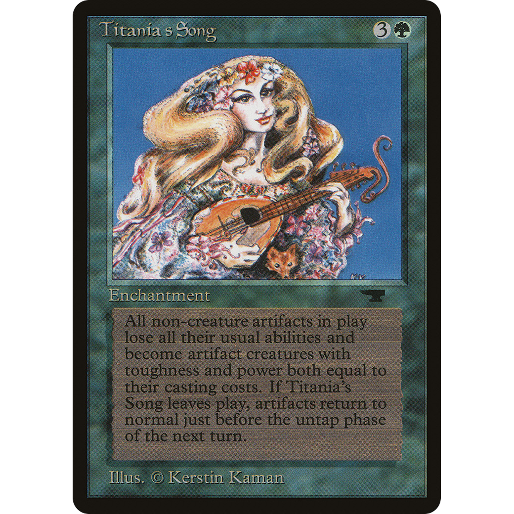 MTG Singles - Titania's Song - Antiquities - Regular