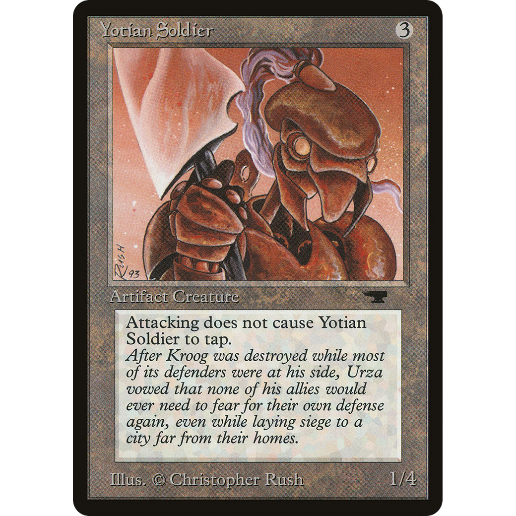MTG Singles - Yotian Soldier - Antiquities - Regular