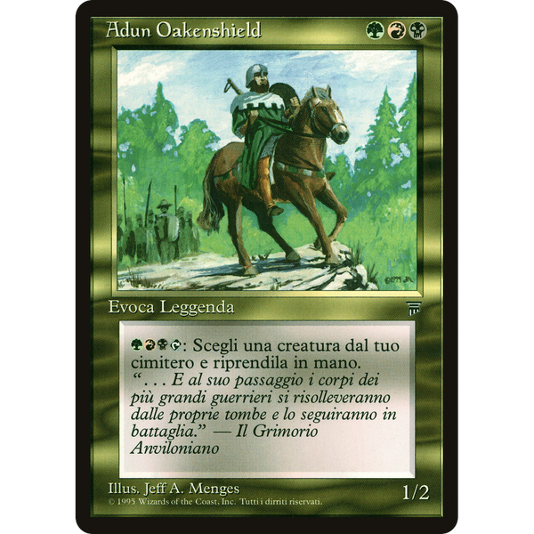 Magic the Gathering Adun Oakenshield - Legends Italian NM