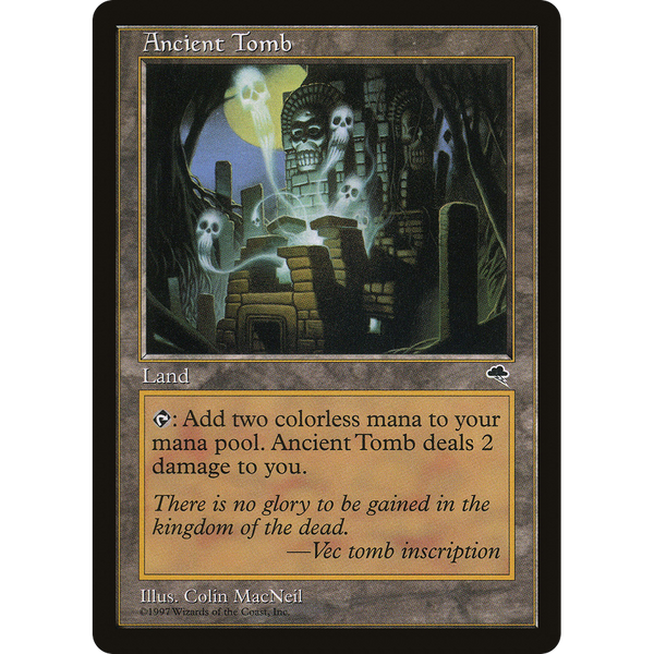 Magic the Gathering Ancient Tomb - Tempest NM