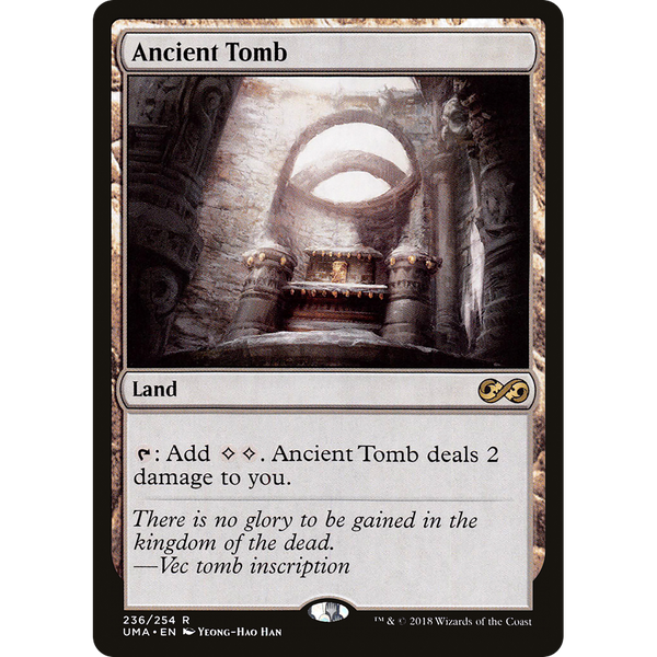 Magic the Gathering Ancient Tomb - Ultimate Masters NM