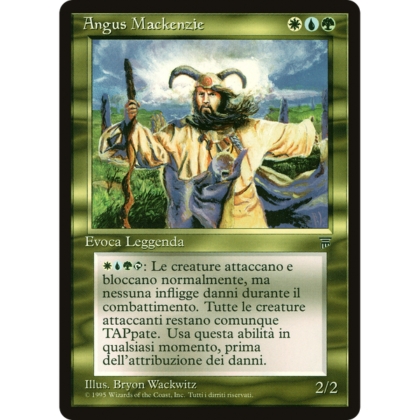 Magic the Gathering Angus Mackenzie - Legends Italian NM