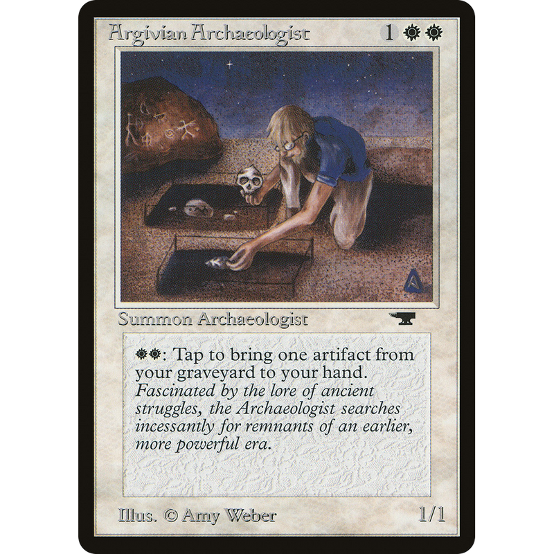 Magic the Gathering Argivian Archaeologist - Antiquities NM