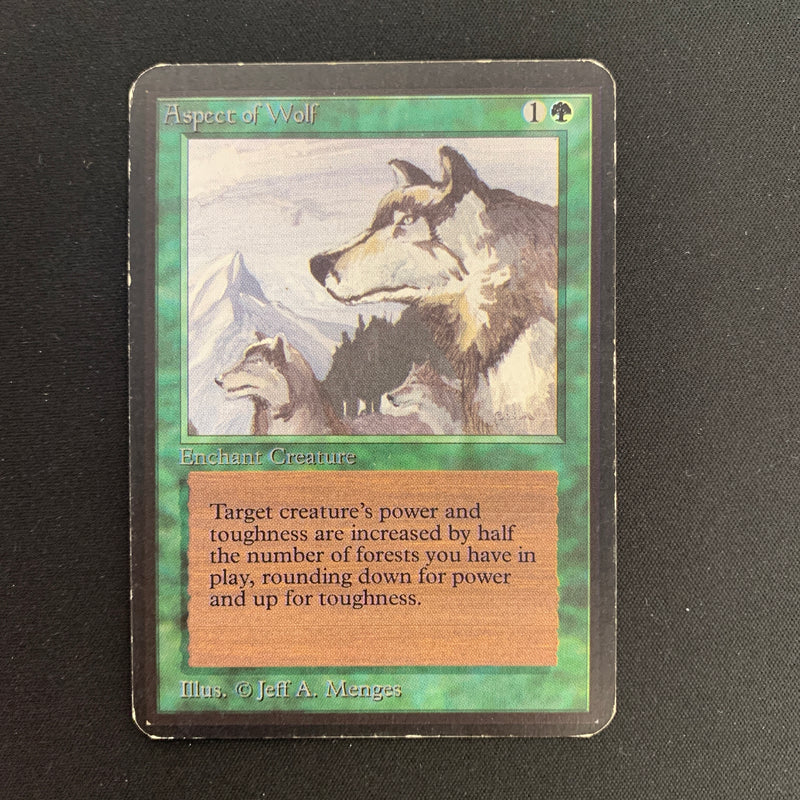 Magic the Gathering Aspect of Wolf - Alpha 