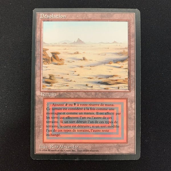 Badlands Foreign Black Bordered French Magic: The Gathering