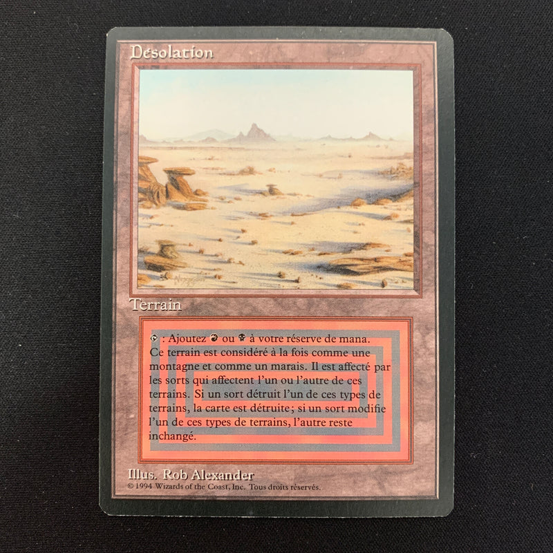 Badlands Foreign Black Bordered French Magic: The Gathering