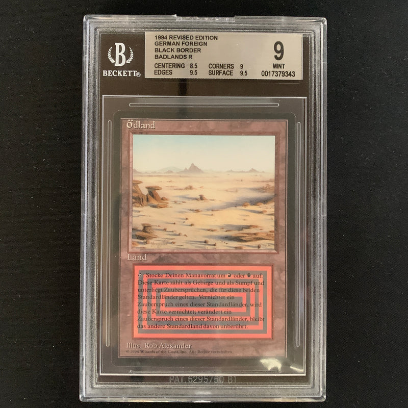 Badlands - Foreign Black Bordered - German